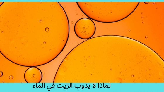 لماذا لا يذوب الزيت في الماء برو سايتي